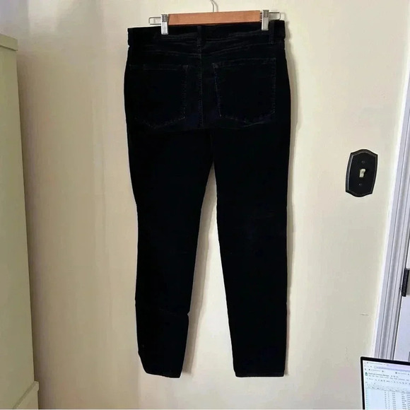 LOFT Curvy Skinny Corduroy Pants Black Size 8 - Picture 2 of 5